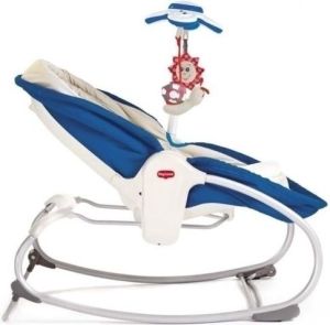 Tiny Love Leżaczek bujaczek, łóżeczko 3 w 1 niebieski (TL000237) 3