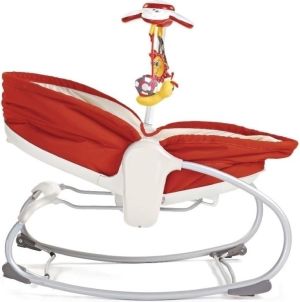 Tiny Love Leżaczek bujaczek, łóżeczko 3 w 1 czerwony (TL000222) 4