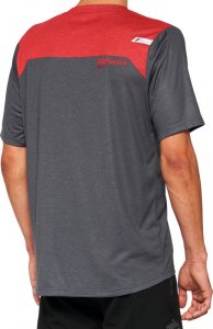 100% Koszulka męska 100% AIRMATIC Jersey krótki rękaw charcoal racer red roz. M (NEW 2022) 2