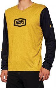 100% Koszulka męska 100% AIRMATIC Long Sleeve dijon roz. S (NEW 2022) 3