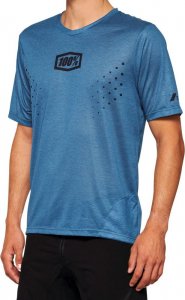 100% Koszulka męska 100% AIRMATIC Mesh Jersey krótki rękaw slate blue roz. L (NEW 2022) 3