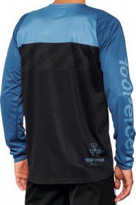 100% Koszulka męska 100% R-CORE Jersey długi rękaw black white roz. L (NEW 2022) 4