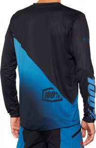100% Koszulka męska 100% R-CORE X Jersey długi rękaw black grey roz. L (NEW 2022) 4