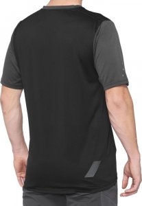 100% Koszulka męska 100% RIDECAMP Jersey krótki rękaw black charcoal roz. S (NEW 2022) 4