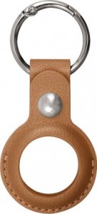 Xqisit XQISIT Faux Leather Keyring for AirTag brown 1