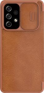 Nillkin Etui Nillkin QIN Pro do Samsung Galaxy A53 5G (Brązowe) uniwersalny 18