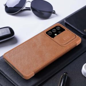 Nillkin Etui Nillkin QIN Pro do Samsung Galaxy A53 5G (Brązowe) uniwersalny 19