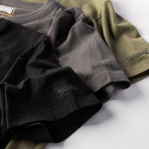 Magnum KOSZULKA MAGNUM BASIC T-SHIRT 3-PACK OLIVINE/FORGED IRON/BLACK XXXL 4