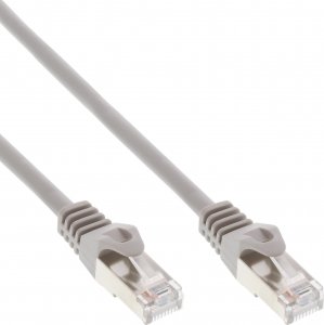 InLine 50pcs. pack Bulk-Pack InLine® Patch Cable U/UTP Cat.5e grey 2m 1