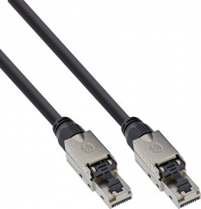 InLine InLine® Patch cable, U/UTP, Cat.6A, halogen-free, AWG23 copper, black, 30m 1