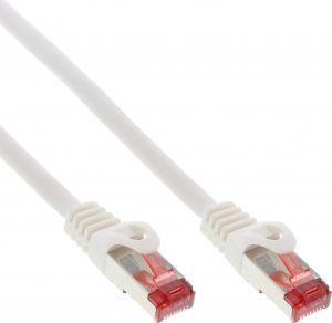 InLine 70pcs. Bulk-Pack InLine® Patch cable, S/FTP (PiMf), Cat.6, 250MHz, PVC, CCA, white, 1m 1