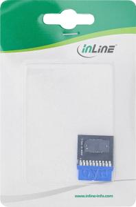 InLine Adapter wewnętrzy USB 3.0 - USB 3.1 Key B (33446C) 3
