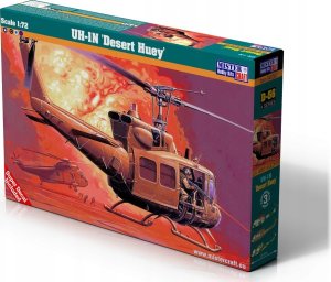 Olymp Aircraft Model helikoptera do sklejania UH-1 N Desert Huey 1:72 D-56 1