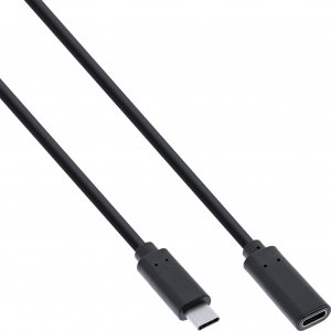 Kabel USB InLine USB-C - USB-C 1 m Czarny (35771) 1
