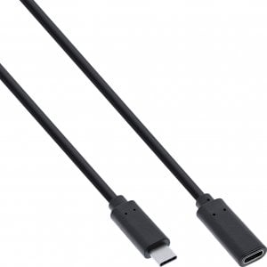 Kabel USB InLine USB-C - USB-C 0.5 m Czarny (35776) 1