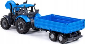 Polesie Polesie 91253 Traktor "Progres" inercyjny z przyczepą burtową niebieski w pudełku 4
