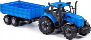 Polesie Polesie 91253 Traktor "Progres" inercyjny z przyczepą burtową niebieski w pudełku 7