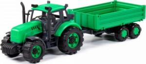 Polesie Polesie 91260 Traktor "Progres" inercyjny z przyczepą burtową zielony w pudełku 1