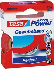 Tesa tesa extra Power Perfect Gewebeband 2,75m 19mm gelb 1
