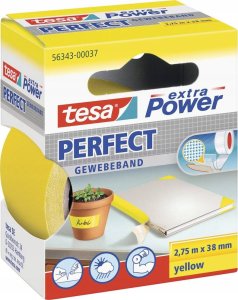 Tesa tesa extra Power Perfect Gewebeband 2,75m 38mm gelb 1