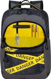 Plecak RivaCase Erebus 15,6" (5431 grey camo) 9