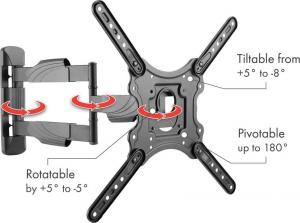 Schwaiger Uchwyt ścienny LWH35535 513 23'' - 75'' 4