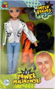 TopKiz InfluHeroes Paweł Malinowski Lalka w zestawie z akcesoriami 12