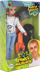 TopKiz InfluHeroes Paweł Malinowski Lalka w zestawie z akcesoriami 13
