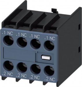 Siemens Blok styków pomocniczych 4Z montowany z przodu do styczników 3RT2.1, 3RT2.2, 3RH21 i 3RH24 w wielkości S00 3RH2911-1FA04 1