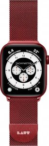 Laut LAUT Steel Loop - Stalowy pasek do zegarka Apple Watch 42/44 mm, czerwony 3