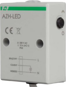 F&F Automat zmierzchowy z wewnętrznym czujnikiem światłoczułym do załączania oświetlenia LED AZH-LED 1