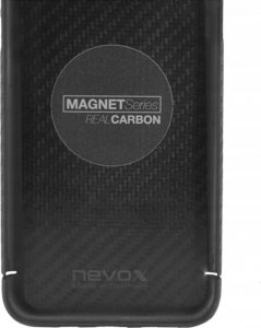 Nevox Nevox CarbonSeries Cover Magnet series etui do iPhone 12 5.4" - Czarny 4
