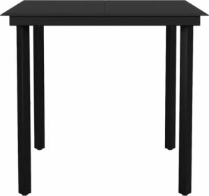 vidaXL 3-częściowy zestaw mebli ogrodowych, czarny 6