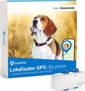 Tractive Tractive GPS DOG 4 — lokalizator dla psów z monitorowaniem aktywności — kolor biały 1