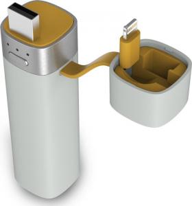 Powerbank MiPow Power Tube 3000L 3000mAh Szary 2