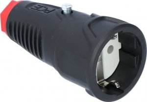 PCE Gniazdo przenośne gumowe 16A 2P+Z 230V SCHUKO VDE IP20 TAURUS2 2510-sr 2