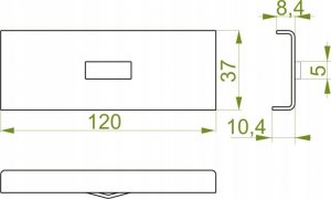 Baks Łącznik profila aluminiowego (stosować 2szt. na połączenie) LPAN40 890512 (dawniej 890510) 2