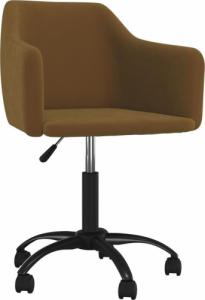 Krzesło biurowe vidaXL 3092921 Brązowy 1