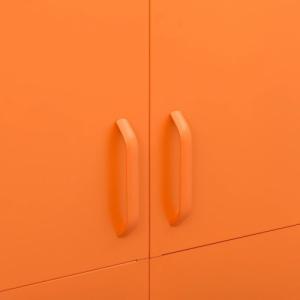 vidaXL vidaXL Szafa, pomarańczowa, 90x50x180 cm, stalowa 3