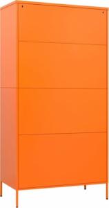 vidaXL vidaXL Szafa, pomarańczowa, 90x50x180 cm, stalowa 6