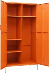vidaXL vidaXL Szafa, pomarańczowa, 90x50x180 cm, stalowa 7