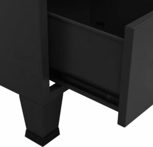 vidaXL vidaXL Industrialna szafa, czarna, 90x50x180 cm, metalowa 8