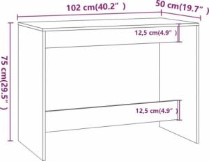 vidaXL vidaXL 3-częściowy zestaw mebli jadalnianych, przydymiony dąb, płyta 10