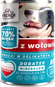 Frendi Frendi kawałki w delikatnym sosie z wołowiną 10x400g 1