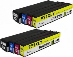 Tusz WhiteBox 8x Tusz Do HP 970XL 971XL 250/110ml CMYK 1