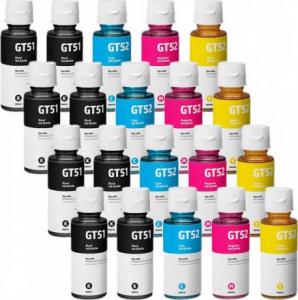 Tusz WhiteBox 20x Tusz Do HP GT51 GT52 90/70ml CMYK 1