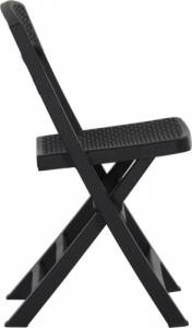 vidaXL vidaXL Składane krzesła ogrodowe, 4 szt., PP, antracytowe 3