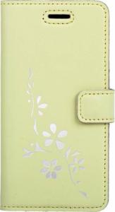 Surazo Wallet case - Pastel Cytrynowy - Kwiaty Samsung Galaxy A40 1