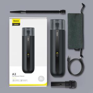 Odkurzacz ręczny Baseus Baseus A2 bezprzewodowy mini odkurzacz samochodowy 70 W 5000 Pa czarny (VCAQ030001) 19