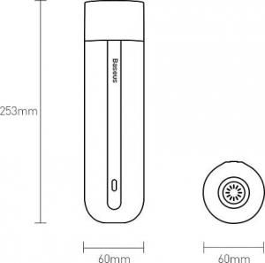 Odkurzacz ręczny Baseus Baseus A2 bezprzewodowy mini odkurzacz samochodowy 70 W 5000 Pa czarny (VCAQ030001) 5